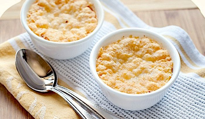 Soufflè di mais brulée