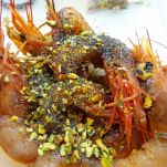 Spiedini di pesce spatola e gamberoni