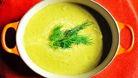 Zuppa cremosa di broccoli