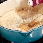 Zuppa di patate fritte