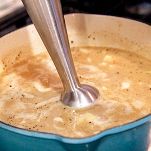 Zuppa di patate fritte