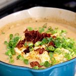 Zuppa di patate fritte