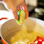 Zuppa di pesce al curry