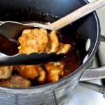 Bocconcini di pollo in salsa di soia