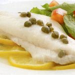 Branzino al forno con capperi e limone