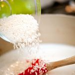 Budino di riso al cocco e miele