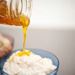 Budino di riso al cocco e miele