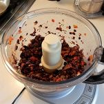 Burger di fagioli neri piccanti