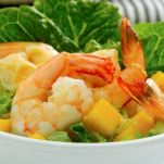 Cocktail di gamberi e mango