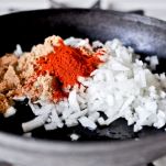 Crema di fagioli fritti