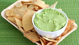 Hummus di spinaci e feta