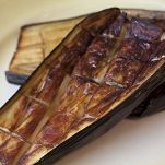 Insalata di melanzane e peperoni al pesto