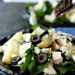 Insalata di pollo e spinaci