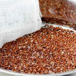 Insalata di quinoa rossa e fagioli neri