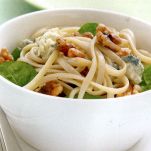 Linguine con gorgonzola e noci