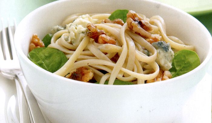 Le linguine gorgonzola e noci