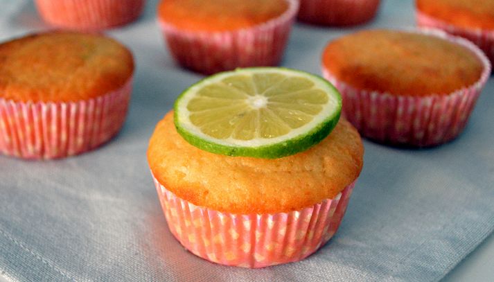 Muffin al lime ed olio d'oliva