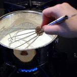 Penne con pancetta e parmigiano