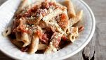 Penne parmigiano e pancetta
