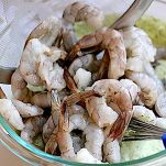 Pepite di gamberi allo spiedo