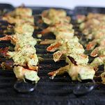 Pepite di gamberi allo spiedo