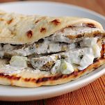 Piadina di pollo con salsa