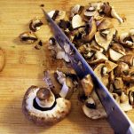 Polenta morbida con i funghi