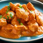 Pollo al curry e latte di cocco