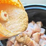 Pollo al curry ed al latte di cocco