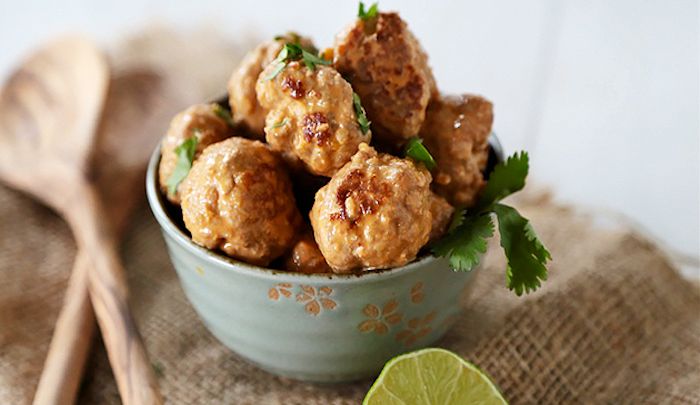 Polpette al curry rosso