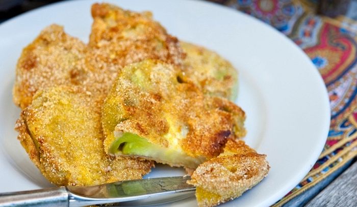 Pomodori verdi fritti