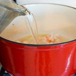 Porridge di gamberi e riso alla coreana