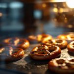 cottura in forno dei pretzel