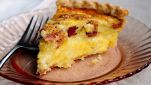 Quiche al brie e pancetta
