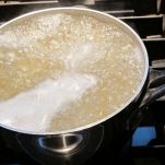 Reginette con gamberi e maggiorana