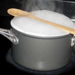 Reginette con gamberi e maggiorana