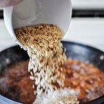 Risotto ai funghi e cacao