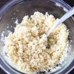 Torta di quinoa, spinaci e formaggio