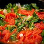 Uova al cavolo e feta