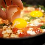 Uova al cavolo e feta