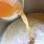 Zuppa di cime di rapa e formaggio