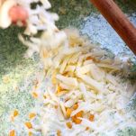 Zuppa di cime di rapa e formaggio