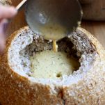 Zuppa di cime di rapa e formaggio