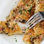 Filetti di pesce al limone e scalogno