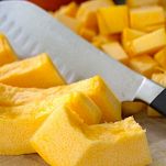 Filetto di cinghiale con purè di zucca