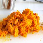 Filetto di cinghiale con purè di zucca