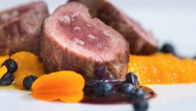 Filetto di cinghiale con purè di zucca