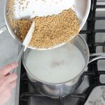 Fiocchi d&#8217;avena con mele e zucca