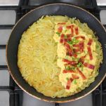 Frittata di patate farcita