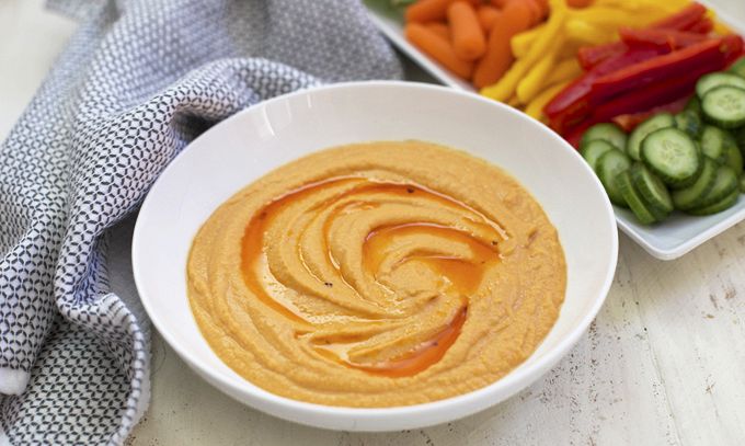 Hummus di peperoni arrostiti